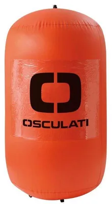 Zdjęcie produktu dla Boja regatowa pomarańczowa 90 x 150 cm, nadmuchiwana – do wyznaczania punktów zwrotnych – Osculati 33.175.01