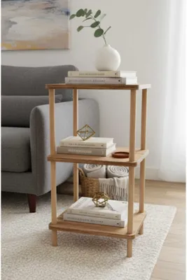 Obrázok produktu pre Skye Decor, kvalitná konferenčná stolík (sada 3 kusov) – dub sýto modrej farby, 100% melamín | 12345