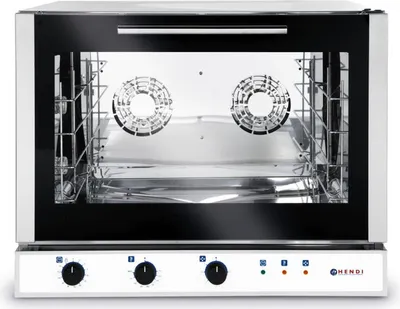 Produktbild von HENDI Konvektionsofen  4x 600x400 mm mit Beschwadung     230V 6400W