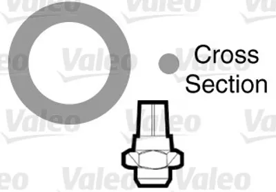 Produktbild von 20x VALEO Dichtung Kühlmittelrohrleitung 508999 0,006kg