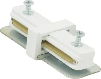 Produktbild von Strühm 02515 Verbinder für Laufschiene 'CONNECTOR I WHITE' max 16 A, Schutzklasse 2, IP20