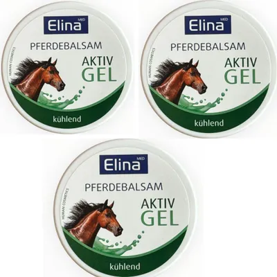 Produktbild von 3x150 ml Elina Pferdebalsam Aktivgel  Kühlend