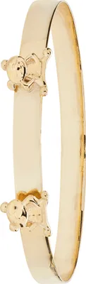 Produktbild von Süßer 9 Karat (375) Gold Baby - Erweiterbar Armreif - 4mm; TRS20684