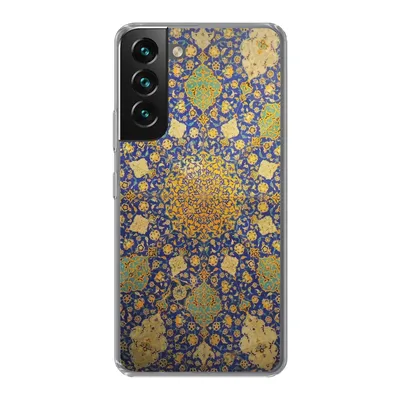 Produktbild von MuchoWow® Handyhülle Schutzhülle Hülle für Samsung Galaxy S22 Kreis - Decke - Blau Silikon Softcase Handy Hülle - Mobiltelefonhülle