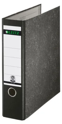 Produktbild von Leitz Ordner 180Grad 10700000 DIN A4 80mm Pappe schwarz
