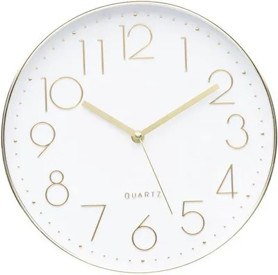 Obrázek produktu pro Tiché nástěnné hodiny, 30 cm, křemenné, na baterie, velké, dobře čitelné