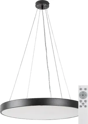 Obrázok produktu pre Rabalux Čierne závesné LED svietidlo Tesia 600mm 60W CCT s DO 71041