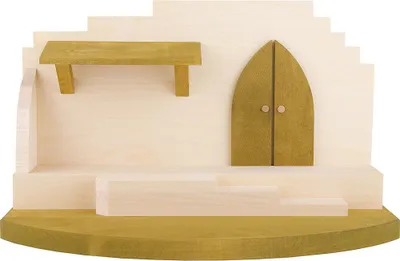 Produktbild von Krippenhaus Mittelteil (31x19cm) von ULMIK