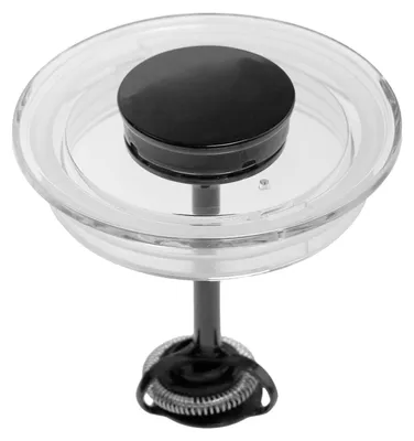 Ersatzdeckel mit Schneebesen für Milchaufschäumer, transparent