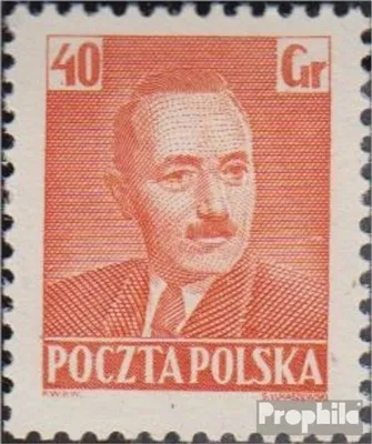 Produktbild von Briefmarken Polen 1950 Mi 676 postfrisch Boleslaw