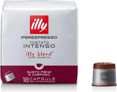 Produktbild von ILLY espresso Iperespresso Intenso Arabica 18 Kapseln Für Nespresso