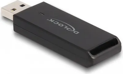 Produktbild von DeLOCK Card Reader SuperSpeed USB 5 Gbps für SD und Micro SD Speicherkarten, MicroSD (TransFlash), SD, SDHC, SDXC, Schwarz, 5000 Mbit/s, USB, 21 mm, 70 mm