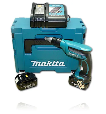Zdjęcie produktu dla Makita BFS451RFJ, Czarny, Niebieski, 4000 RPM, 4 mm, Bateria, 18 V, Litowo-jonowa (Li-Ion)
