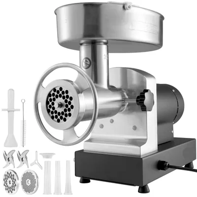 Imagen del producto de Picadoras de carne eléctricas: para todo tipo de carne. Acero inoxidable. Picadora de carne. Picadoras de carne. Para hacer salchichas