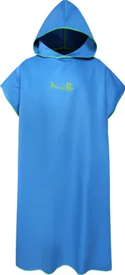 Produktbild von Surf Poncho Wickeltuch Schnelltrocknende Robe mit Kapuze Mikrofaser Stranddecke Badetuch Badetuch Neoprenanzug Strandponcho fš¹r Erwachsene