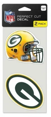Produktbild von Green Bay Packers 2er Set Aufkleber