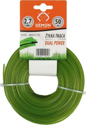 Obrázek produktu pro DEMON Struna zesílená, hvězdicový profil, 50m, 2,7mm M84125