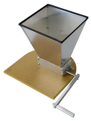 Imagen del producto de Molino de acero inoxidable de doble rodillo para elaboración casera de cerveza