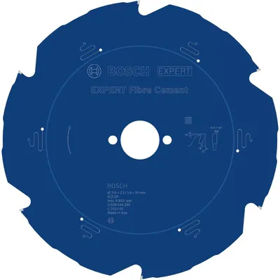 Imagen del producto de Hoja de sierra circular EXPERT para fibrocemento, 216x2,2/1,6x30 mm, Z6