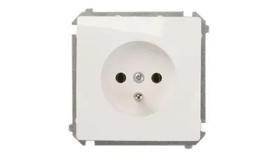 Image de Prise individuelle Schuko blanc Bmgz1.01/11 Simon Basic