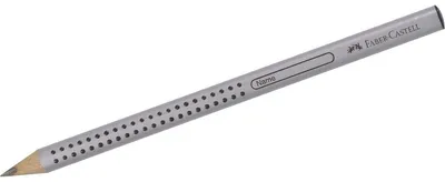 Immagine prodotto di FABER-CASTELL 111900 Bleistift Jumbo Grip - B, silber