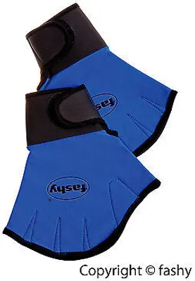 Produktbild von fashy Aqua Handschuhe Neopren M blau/schwarz