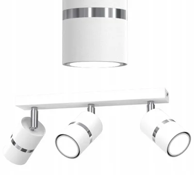Image de Moonlight Jocklumen Plafon Blanc Chromé Réglable GU10