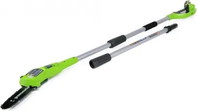 Produktbild von Greenworks G40PSFK2 40 V Akku-Hochentaster 20 cm - mit Akku und Ladegerät