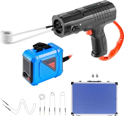 Image de Chauffage par induction - Kit de desserrage de vis - 1800 W - Magnétique - 4 bobines - Sans flamme - Pour vis et écrous rouillés - Atelier automobile