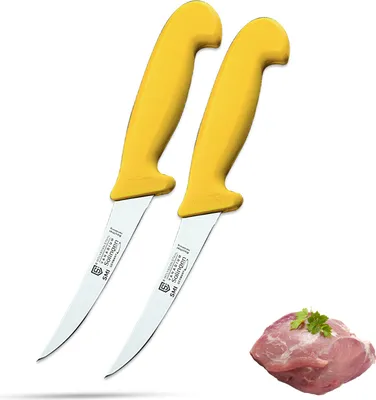 Produktbild von SMI 2 Stück 5 Zoll Ausbeinmesser - Solingen Metzgermesser für Profis, Fleischmesser