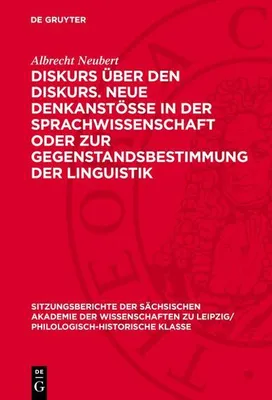 Produktbild von Diskurs über den Diskurs. Neue Denkanstösse in der Sprachwissenschaft oder zur Gegenstandsbestimmung der Linguistik