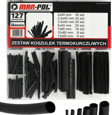 Obrázek produktu pro Sada smršťovacích nožů 127ks černá 14166
