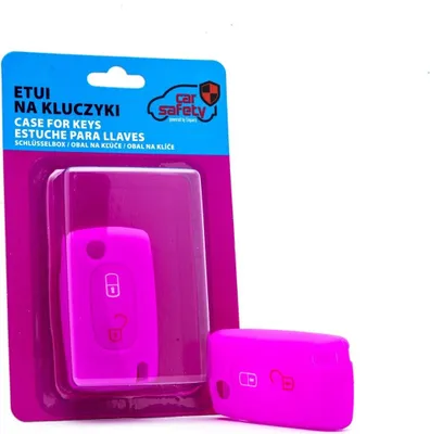 Obrázok produktu pre Silikónový kryt kľúčov PINK pre Citroen Peugeot