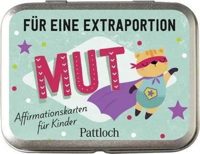 Produktbild von Kartenset für Grundschul-Kinder, 26 kindgerechte Affirmationskarten mit Fragen & Aufgaben, Bunt, 7,3 x 10,3 cm