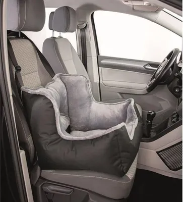 Obrázek produktu pro TRIXIE Autosedák pro domácí mazlíčky, 50 x 40 x 50 cm, černý a šedý, pohodlný transport pro psy
