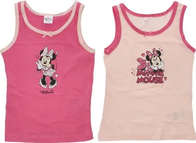 Produktbild von Minnie Mouse Unterhemden Kinder – 2er-Pack 110/116