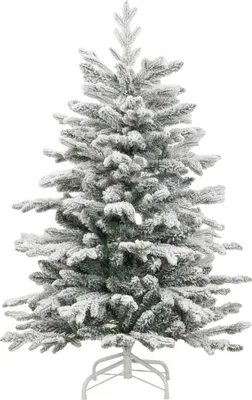 Obrázok produktu pre vidaXL Umelý vianočný stromček Skladací zasnežený 120 cm