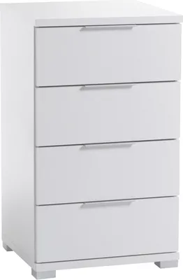 Produktbild von Pol Power Beimöbel Nachtkommode 4 Schubkästen Holzwerkstoff Dekorfolie 46x79x42 cm