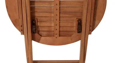 Produktbild von DEGAMO Gartentisch Bistrotisch Klapptisch Holztisch RIO 65cm rund, Eukalyptus geölt