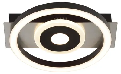 Produktbild von BRILLIANT Deckenleuchte Maureen LED Deckenlampe 22 x 20 cm, 1200 lm, 3000 K, dimmbar, schwarz matt