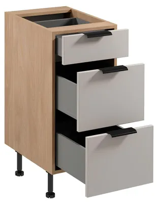 Immagine prodotto di Armadio da cucina Contenitore a cassetti Mobile base Armadio 3 cassetti Cucina