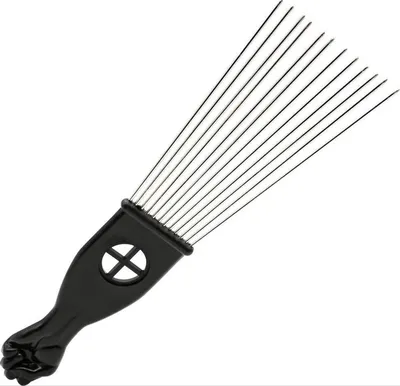 Produktbild von Go Go Gadget – „Afro-Kamm – Afro-Kamm – Afro-Pick – Styling-Pik für Afro-Kamm – Schwarz“