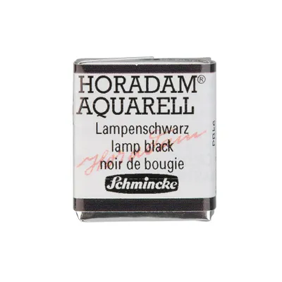 Schmincke HORADAM Aquarell Lampenschwarz Aquarell 14 781 044 1/2 Naepfchen