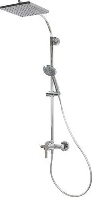 Produktbild von Duschsäule inkl. Einhebelmischer Breuer Aquamaxx 320 Kopfbrause eckig chrom 9254008000099