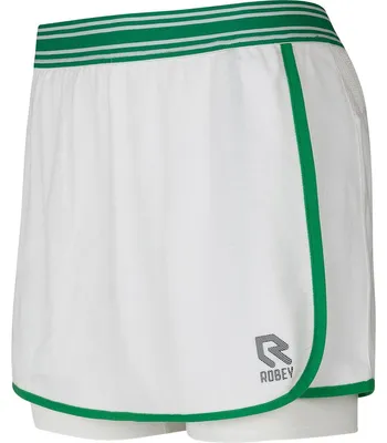 Produktbild von Robey Tennis Deuce Wrap Skirt Damen - Weiß / Grün | Größe: L