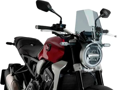 Produktbild von Windschild Puig New Generation Sport 348 x 290 mm mit ABE für Honda CB650R NEO Sports Cafe, CB1000R NEO Sports Cafe Bj. 2018 - 2023