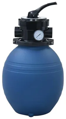 Imagen del producto de Filtro de arena para piscina de superficie, con interruptor de 4 posiciones y fabricado en polietileno resistente