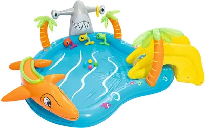 Immagine prodotto di Piscina Con Giochi Gonfiabile "Sea Life" +2 Anni - cm.280x257x87 - peso Kg.5,900 (art.53067)