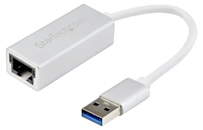 Image de StarTech.com Adaptateur réseau USB 3.0 vers Gigabit - Argent