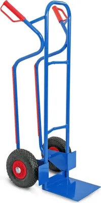 Produktbild von Sackkarre aus Stahl mit pannensicheren Reifen, Trg 250 kg, BxTxH 520x550x1200 mm